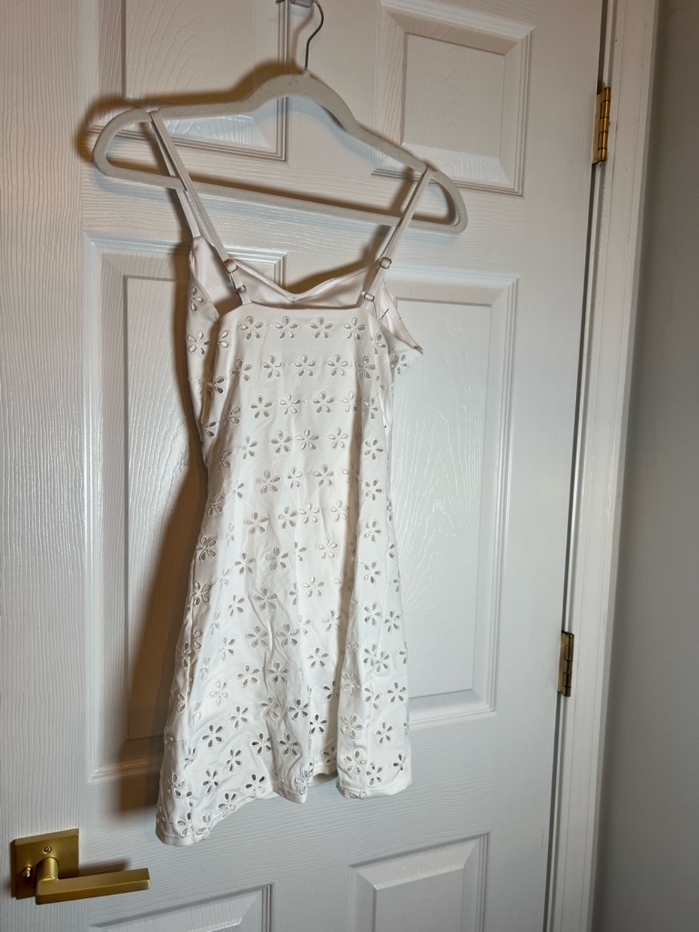 BEACH RIOT Sloane Dress in White Magnolia Eyelet - Picture 8 of 8